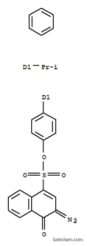 Molecular Structure of 52125-43-6 (4-(2,2-DIPHENYLPROPANE-4-YLOXYSULFONYL) NAPHTHOQUINONE-1,2-DIAZIDE)