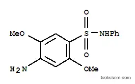 Molecular Structure of 52298-44-9 (4-Amino-2,5-dimethoxy-N-phenylbenzenesulphonamide)