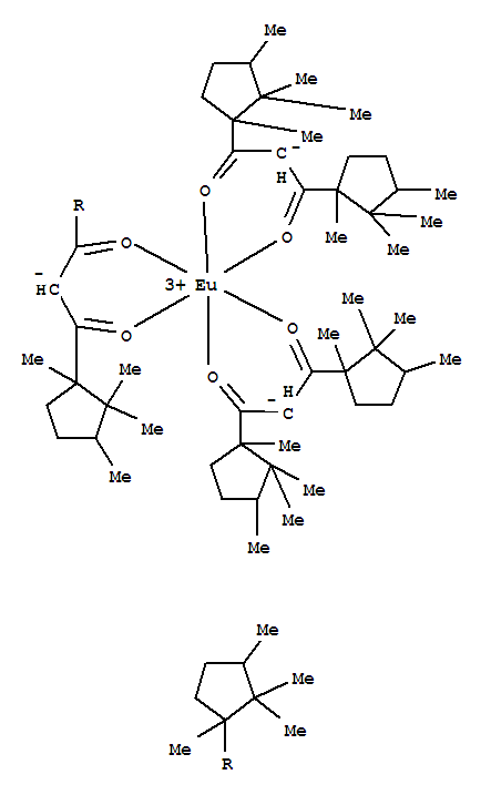 Europium,tris[1,3-bis[(1R,3S)-1,2,2,3-tetramethylcyclopentyl]-1,3-propanedionato-kO,kO']-, (OC-6-11)- (9CI)