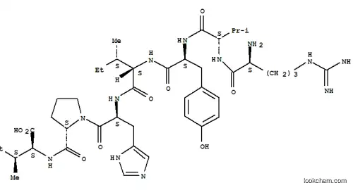 Molecular Structure of 52498-25-6 ((DES-ASP1,ILE8)-ANGIOTENSIN II)