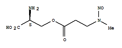 L-Serine, ester withN-methyl-N-nitroso-b-alanine (9CI)