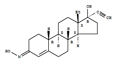 18,19-Dinorpregn-4-en-20-yn-3-one,13-ethyl-17-hydroxy-, oxime, (17a)-