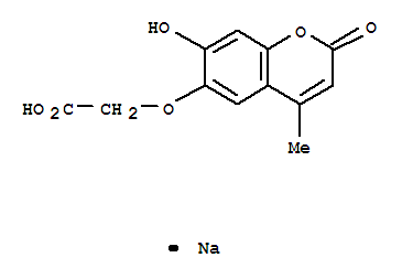 Acetic acid,2-[(7-hydroxy-4-methyl-2-oxo-2H-1-benzopyran-6-yl)oxy]-, sodium salt (1:1)