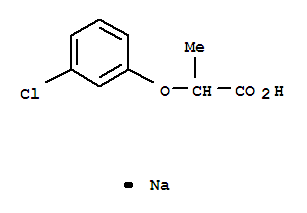 Propanoic acid,2-(3-chlorophenoxy)-, sodium salt (1:1)