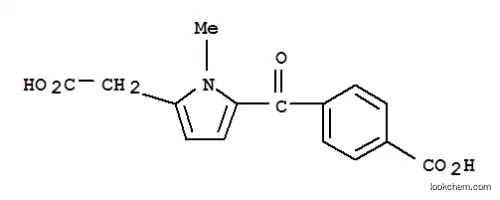 Molecular Structure of 53421-39-9 (1-methyl-5-(4-carboxybenzoyl)-1H-pyrrole-2-acetic acid)