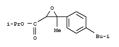 2-Oxiranecarboxylicacid, 3-methyl-3-[4-(2-methylpropyl)phenyl]-, 1-methylethyl ester