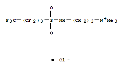 1-Propanaminium,N,N,N-trimethyl-3-[[(1,1,2,2,3,3,4,4,4-nonafluorobutyl)sulfonyl]amino]-,chloride (1:1)