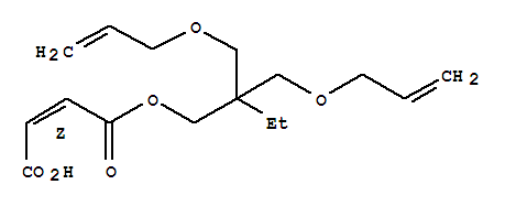 2-Butenedioic acid(2Z)-, 1-[2,2-bis[(2-propen-1-yloxy)methyl]butyl] ester