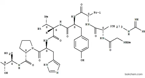 Molecular Structure of 53632-49-8 ((SAR1,THR8)-ANGIOTENSIN II)
