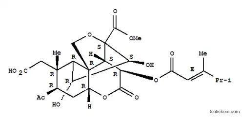 2-[8-Acetyl-3-[(E)-3,4-dimethylpent-2-enoyl]oxy-11,12-dihydroxy-13-methoxycarbonyl-9-methyl-4-oxo-5,14-dioxatetracyclo[8.5.0.01,6.02,13]pentadecan-9-yl]acetic acid