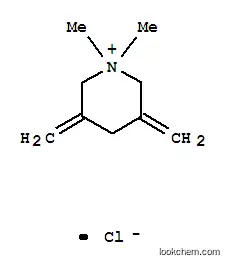 Molecular Structure of 53754-71-5 (1,1-dimethyl-3,5-dimethylenepiperidinium chloride)