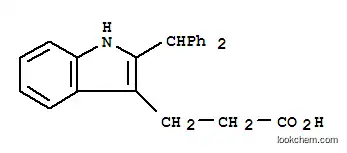 Molecular Structure of 53924-31-5 (3-(2-benzhydryl-1H-indol-3-yl)propanoic acid)