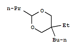 1,3-Dioxane,5-butyl-5-ethyl-2-propyl- cas  5421-09-0