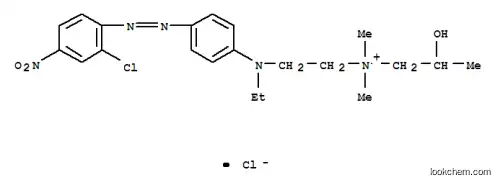 Molecular Structure of 54229-13-9 ([2-[[4-[(2-chloro-4-nitrophenyl)azo]phenyl]ethylamino]ethyl](2-hydroxypropyl)dimethylammonium chloride)