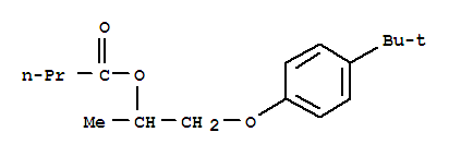 1-(4-tert-butylphenoxy)propan-2-yl butanoate