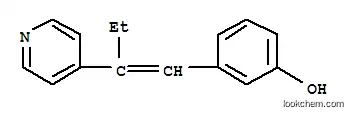 Molecular Structure of 5444-87-1 (3-(2-pyridin-4-ylbut-1-enyl)phenol)