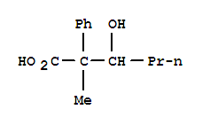 Benzeneacetic acid, a-(1-hydroxybutyl)-a-methyl- cas  5457-10-3