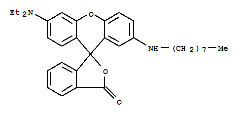 Spiro[isobenzofuran-1(3H),9'-[9H]xanthen]-3-one,6'-(diethylamino)-2'-(octylamino)-