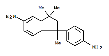 1H-Inden-5-amine,1-(4-aminophenyl)-2,3-dihydro-1,3,3-trimethyl-