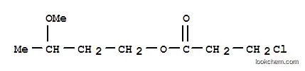 Molecular Structure of 5468-94-0 (3-methoxybutyl 3-chloropropanoate)