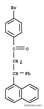 Molecular Structure of 5472-05-9 (1-Propanone, 1-(4-bromophenyl)-3-(1-naphthalenyl)-3-phenyl-)