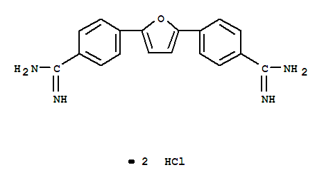 4-[5-(4-carbamimidoylphenyl)-2-furyl]benzenecarboximidamide