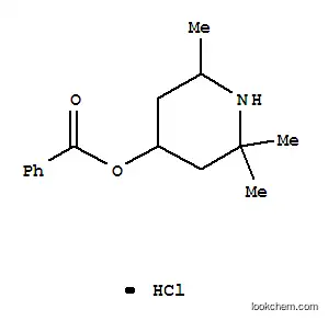 Molecular Structure of 555-28-2 (2,2,6-trimethylpiperidin-4-yl benzoate hydrochloride)