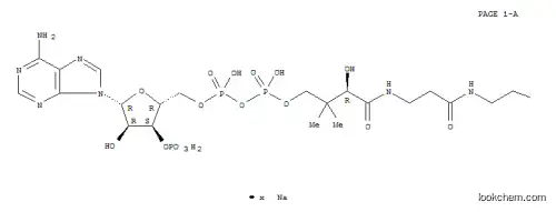 Molecular Structure of 55672-92-9 (COENZYME A SODIUM SALT)