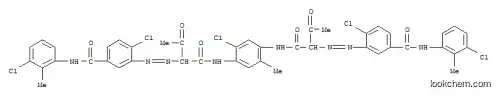 Molecular Structure of 5580-57-4 (3,3'-[(2-chloro-5-methyl-p-phenylene)bis[imino(1-acetyl-2-oxoethylene)azo]]bis[4-chloro-N-(3-chloro-o-tolyl)benzamide])