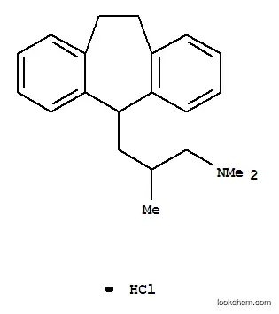 Molecular Structure of 5585-73-9 (Butriptyline hydrochloride)