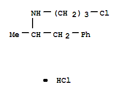 Benzeneethanamine,N-(3-chloropropyl)-a-methyl-, hydrochloride (1:1) cas  5586-87-8