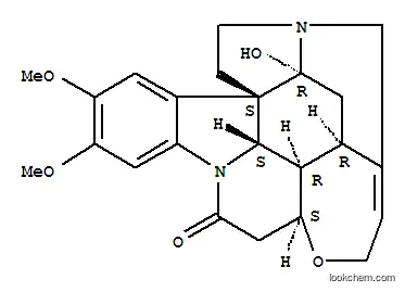 Molecular Structure of 560-30-5 (16-Hydroxy-2,3-dimethoxystrychnidin-10-one)