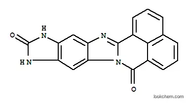 Molecular Structure of 56279-27-7 (10,12-Dihydro-7H,11H-benz[de]imidazo[4',5':5,6]benzimidazo[2,1-a]isoquinoline-7,11-dione)