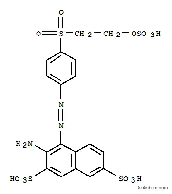 Molecular Structure of 56317-51-2 (3-amino-4-[[4-[[2-(sulphooxy)ethyl]sulphonyl]phenyl]azo]naphthalene-2,7-disulphonic acid)