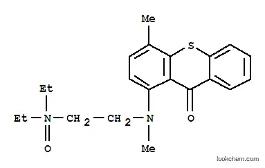 Molecular Structure of 5648-52-2 (Thioxanthen-9-one, 1-((2-(diethylamino)ethyl)methylamino)-4-methyl-, N -oxide)