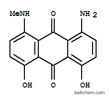Molecular Structure of 56524-77-7 (1-amino-4,5-dihydroxy-8-(methylamino)anthraquinone)