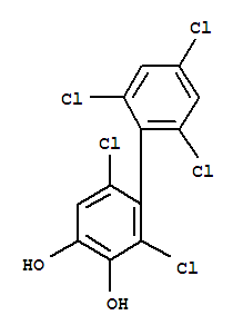 3,5-DICHLORO-4-(2,4,6-TRICHLOROPHENYL)BENZENE-1,2-DIOL