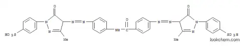 Molecular Structure of 56670-26-9 (p-[4-[[4-[[4-[[4,5-dihydro-3-methyl-5-oxo-1-(4-sulphophenyl)-1H-pyrazol-4-yl]azo]benzoyl]amino]phenyl]azo]-4,5-dihydro-3-methyl-5-oxo-1H-pyrazol-1-yl]benzenesulphonic acid)