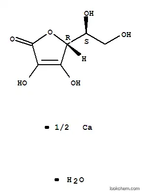 Molecular Structure of 5743-28-2 (Calcium ascorbate dihydrate)