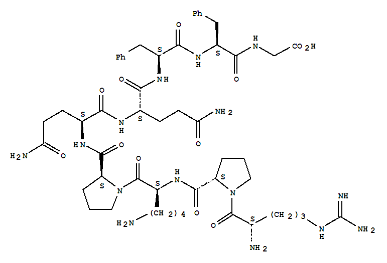 N5-(Diaminomethylene)-L-ornithyl-L-prolyl-L-lysyl-L-prolyl-L-glutaminyl-L-glutaminyl-L-phenylalanyl-L-phenylalanylglycine CAS No.57468-17-4