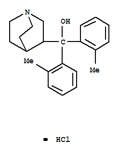(3-QUINUCLIDINYL)DI(2-METHYLPHENYL)CARBINOL HCL DIHYDRATE