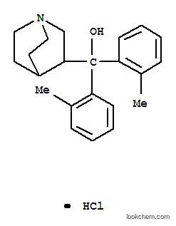 Molecular Structure of 57734-70-0 ((3-QUINUCLIDINYL)DI(2-METHYLPHENYL)CARBINOL HYDROCHLORIDE DIHYDRATE)