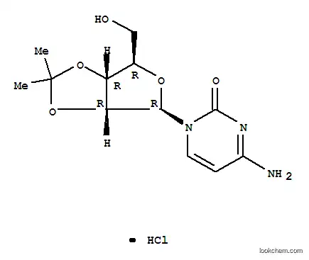Molecular Structure of 57977-73-8 (2',3'-O-ISOPROPYLIDENECYTIDINE HYDROCHLORIDE)