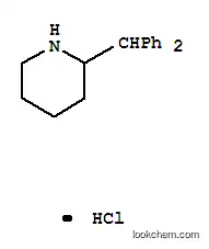 Molecular Structure of 5807-81-8 (2-Diphenylmethylpiperidine hydrochloride)