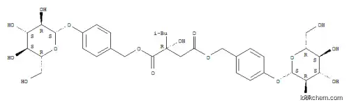 Molecular Structure of 58139-23-4 (bis(4-(glucopyranosyloxy)benzyl) 2-sec-butylmalate)