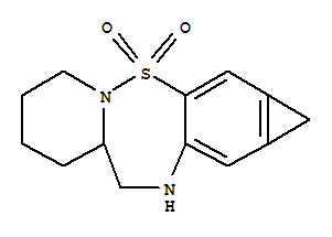 Cyclopropa[4,5]benzo[1,2-f]pyrido[1,2-b][1,2,5]thiadiazepine,1,5,6,7,8,8a,9,10-octahydro-, 3,3-dioxide