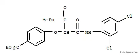 Molecular Structure of 58161-93-6 (2-(4-CARBOXYPHENOXY)-2-PIVALOYL-2',4'-DICHLOROACETANILIDE)