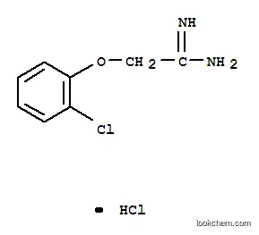 Molecular Structure of 58403-03-5 (2-(2-CHLOROPHENOXY)ETHANIMIDAMIDE HYDROCHLORIDE)