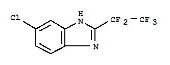 6-chloro-2-(1,1,2,2,2-pentafluoroethyl)-1H-benzimidazole