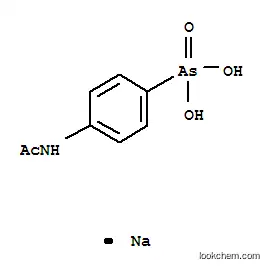 Molecular Structure of 585-54-6 (sodium hydrogen [4-(acetamido)phenyl]arsonate)